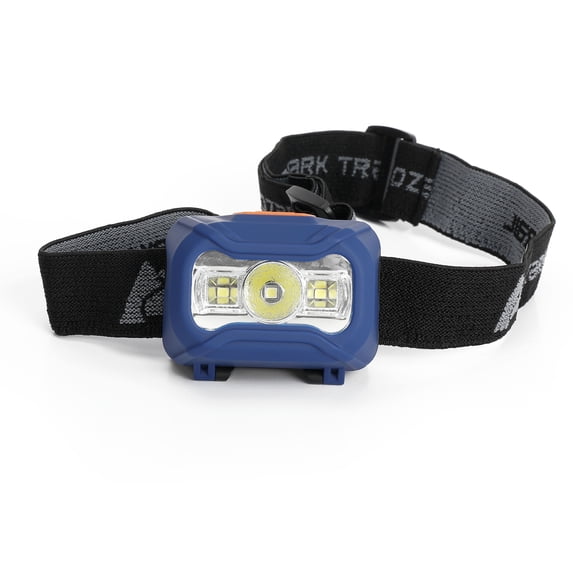 Ozark Trail LED 100 Lumens Headlamp, Blue, 3AAA Batteries Included