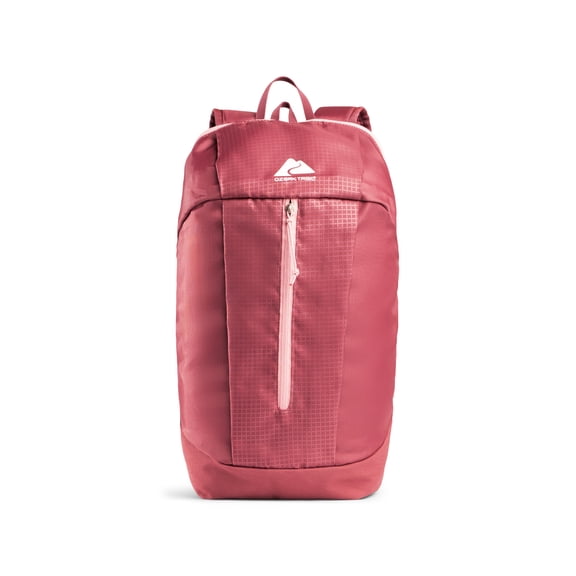 Ozark Trail 10L Adult/Teen Embossed Polyester Daypack Backpack, Rose