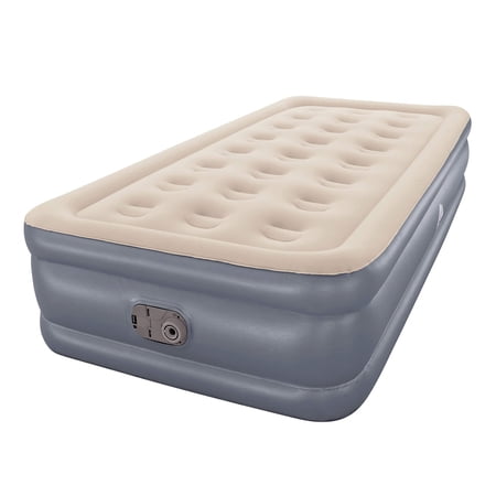 ozark trail 16" twin air mattress with built-in electric pump