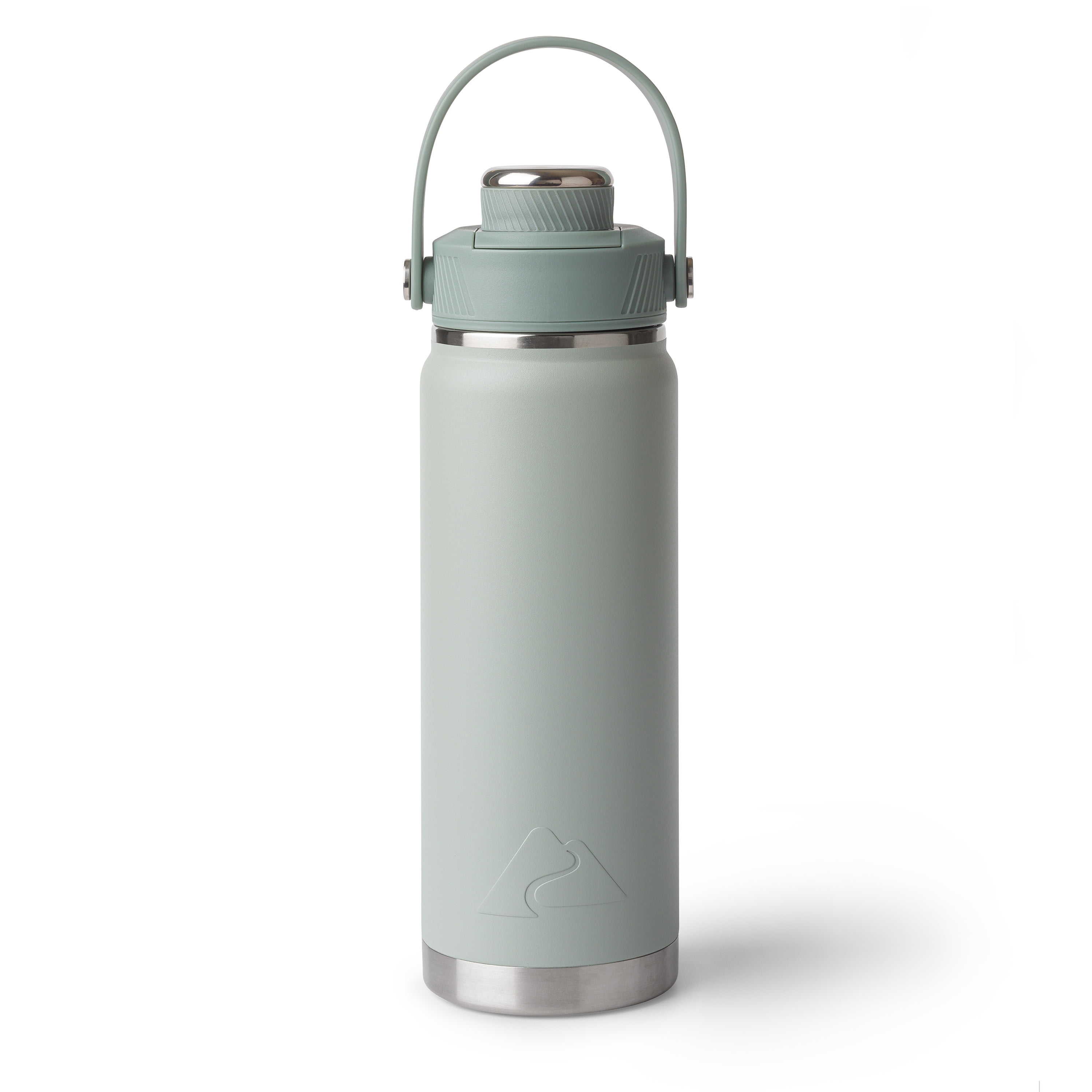 Ozark Trail 24 oz Stainless Steel Insulated Chug Water Bottle, Sage Green