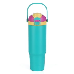 Ozark Trail 30oz Vacuum-Insulated Stainless Steel Dual Lid Insulated Tumbler, Double Wall Vacuum Insulated Travel Tumbler with Sip & Chug Lid,, Teal