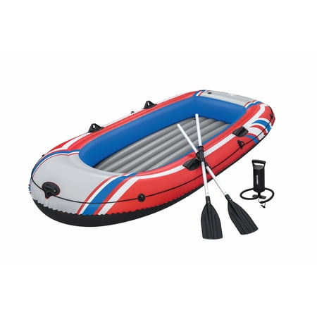 ozark trail 4-person inflatable recreational raft set 9'10" x 50"