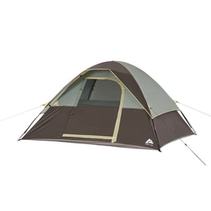 Carpa Tipo Domo Familiar para 5 Personas Ozark Trail con Cubierta Desmontable y Bolsillos de Almacenamiento