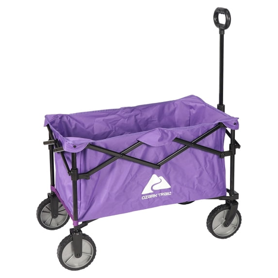 Ozark Trail Multi-Purpose Big Bucket Cart, Purple Wagon