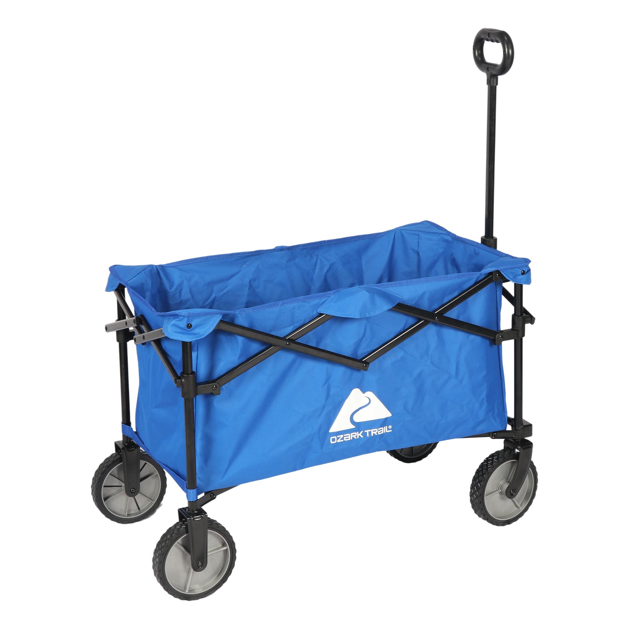 Ozark Trail Multi-Purpose Big Bucket Cart, Blue Wagon - Walmart.com