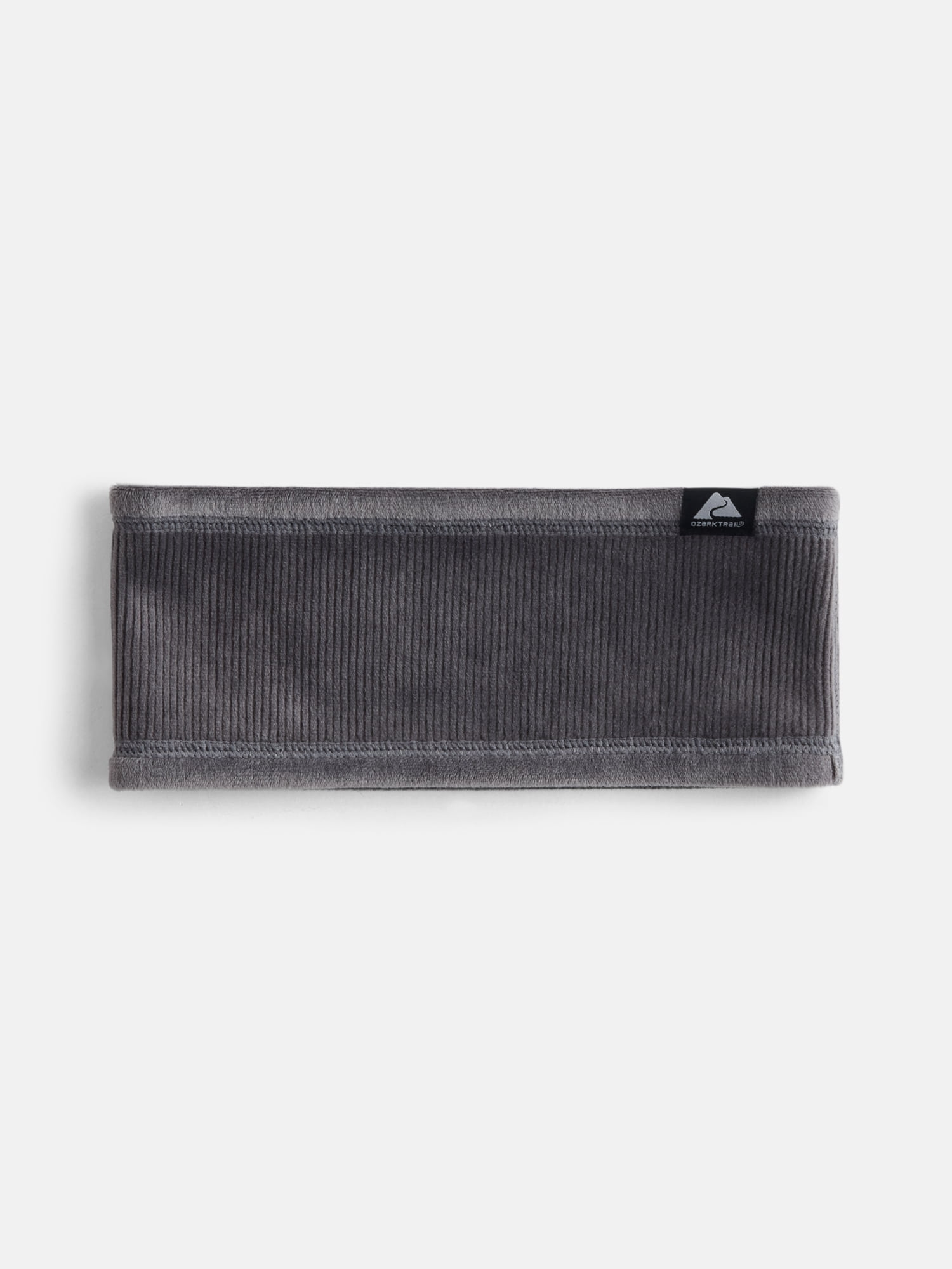 Ozark Trail Women's Reversible Corduroy Headband, Charcoal