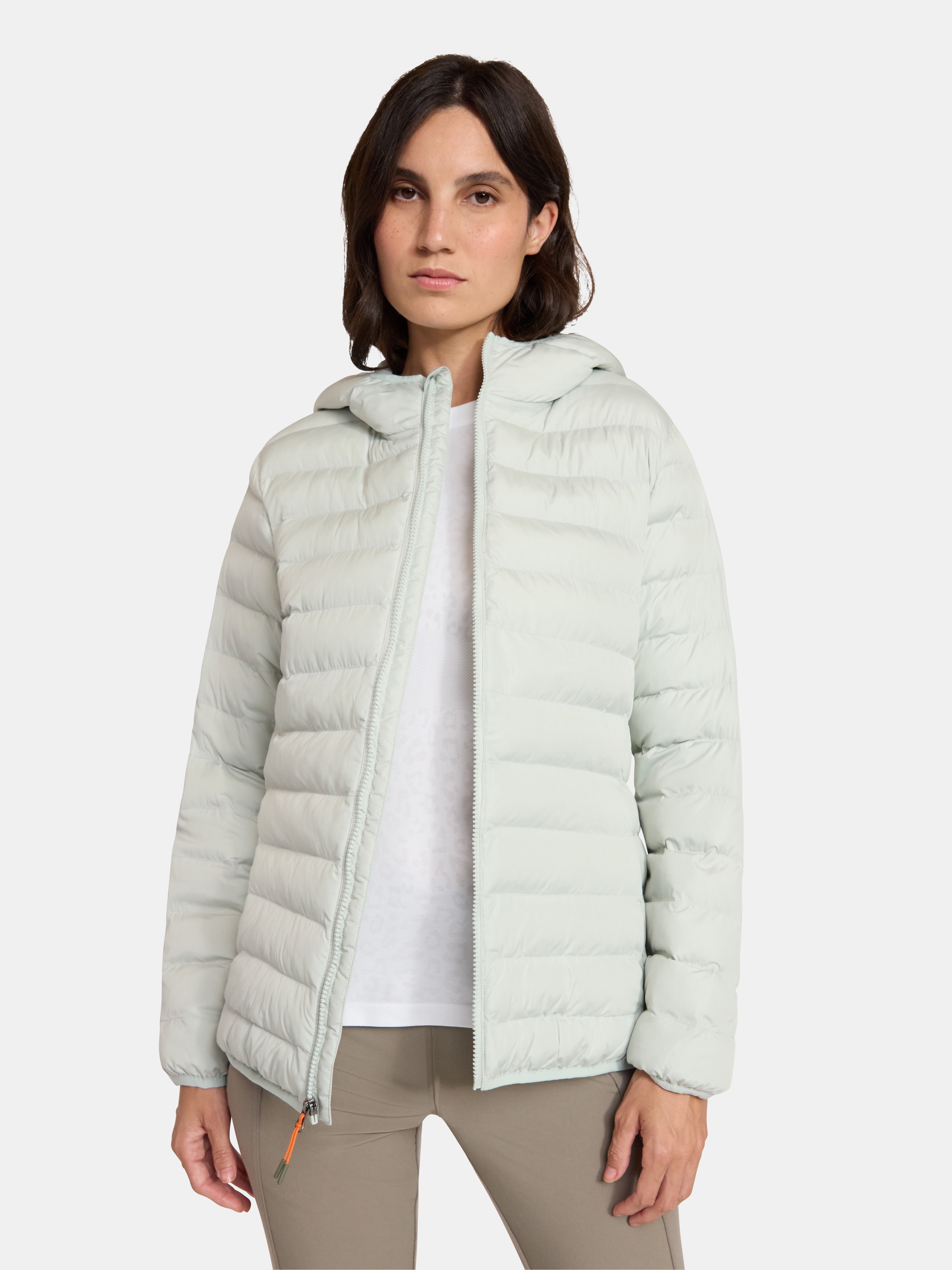 Ozark Trail Women's and Women's Plus Size Core Puffer Jacket with Hood, Sizes XS-3X