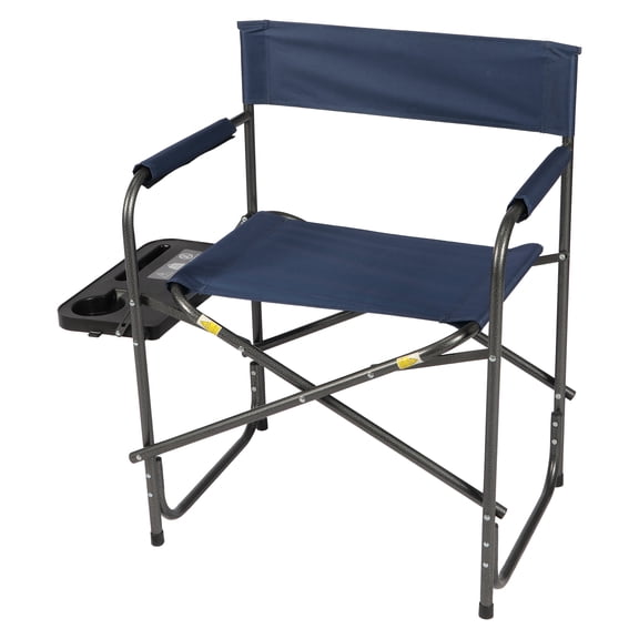 Ozark Director Chair with Side Table, Navy