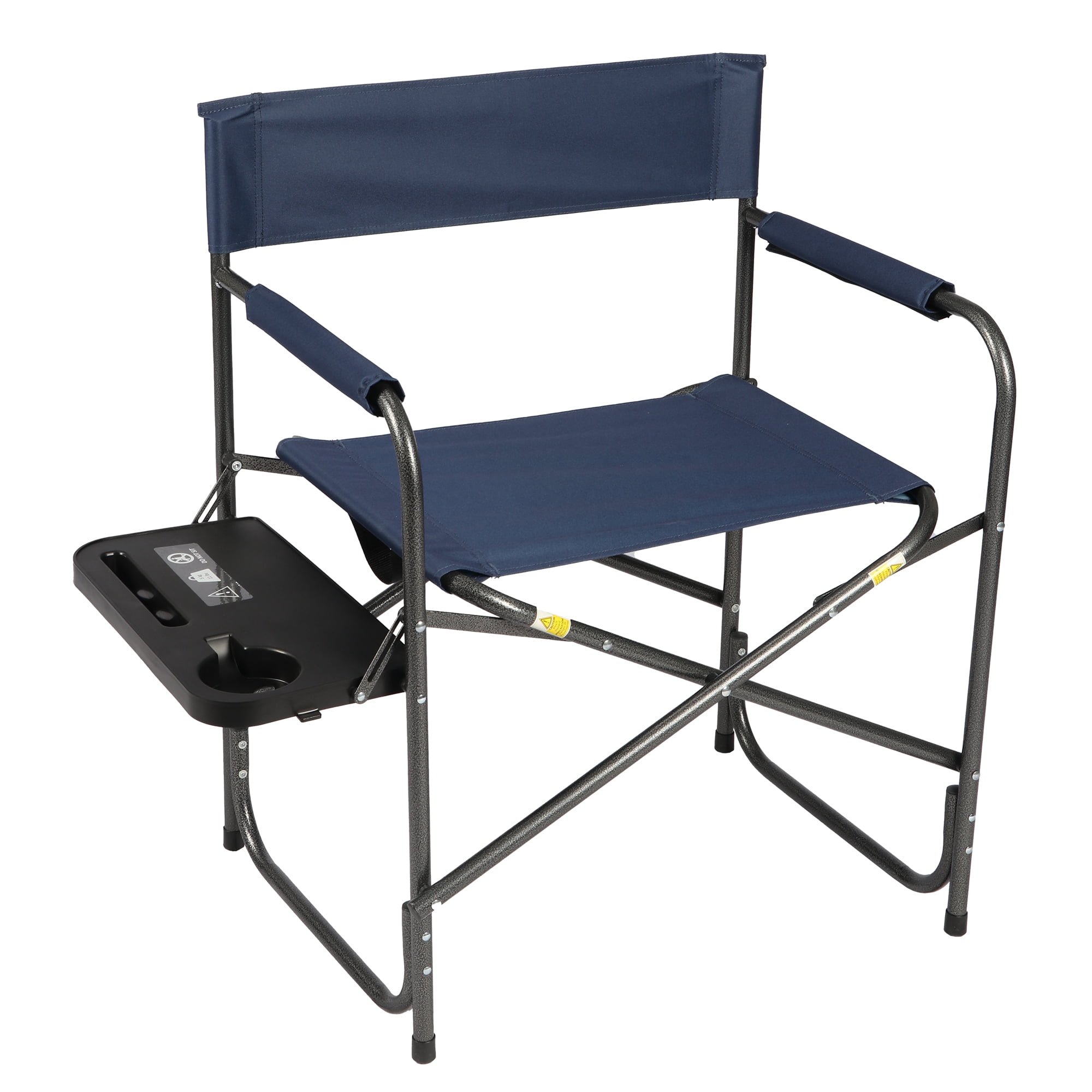Ozark Trail Director Chair with Side Table, Navy