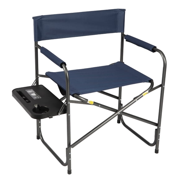 Ozark Trail Director Chair with Side Table, Navy