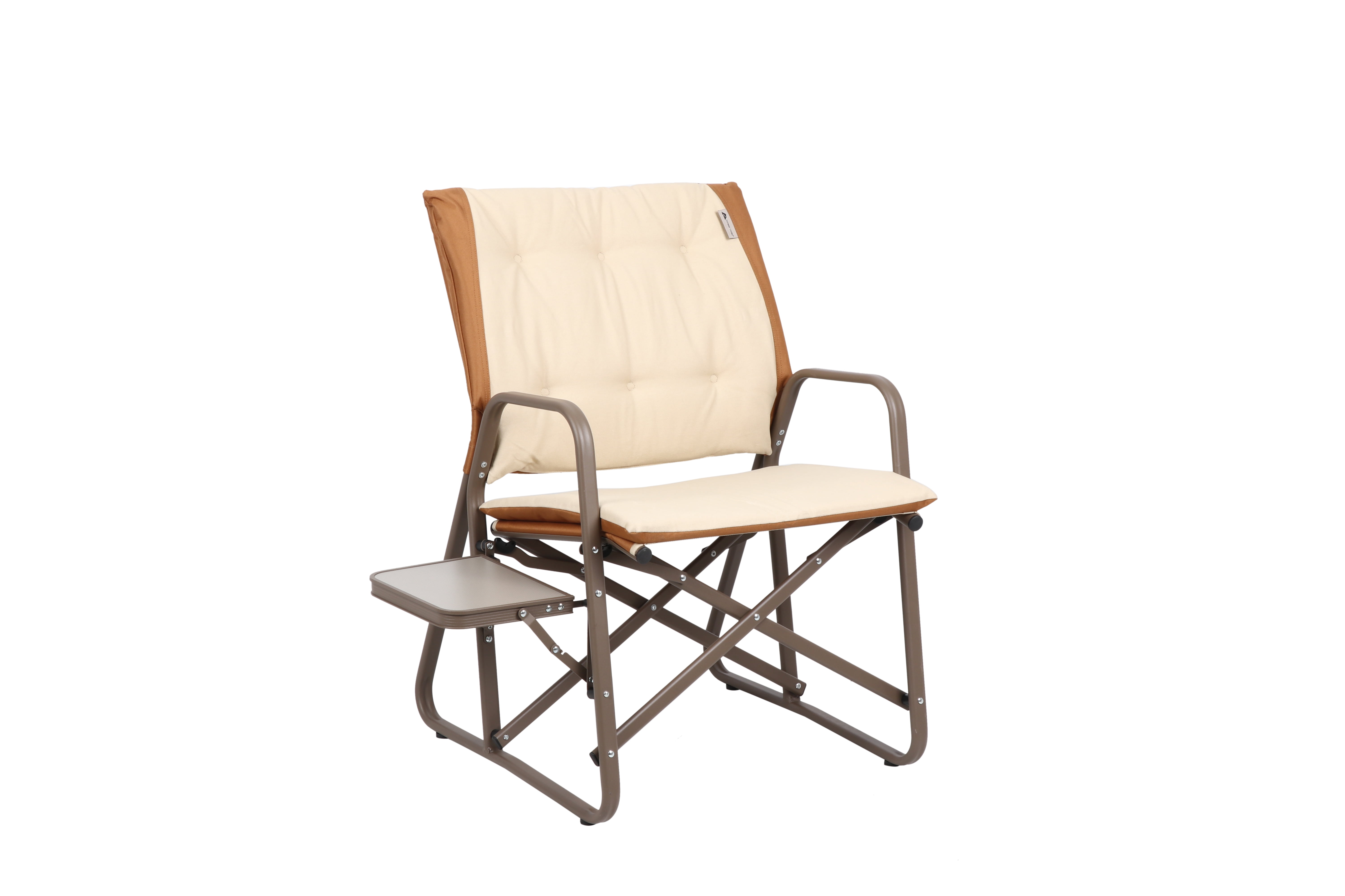 Ozark Trail Director Chair with Side Table, Beige