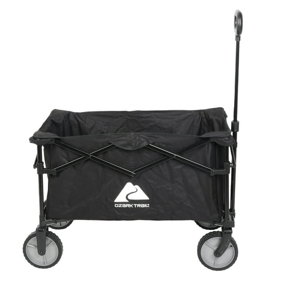 Ozark Trail Folding Wagon Cart Black