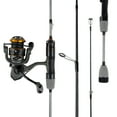 thumbnail image 1 of Ozark Trail GS-X Spinning Combo, 5-Foot Ultra Light Action 2-Piece Fishing Rod, Size 1500 Reel,  Left Or Right Hand Retrieve, Fresh Water,Fuji Guide, 1 of 12