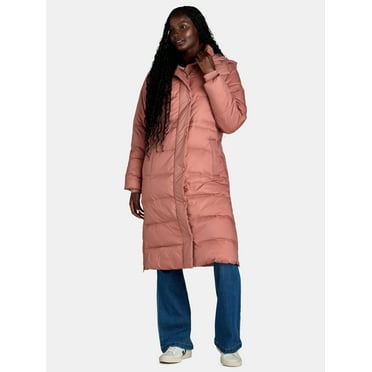 Ozark Trail Women's and Women's Plus Long Hooded Responsible Down Filled Parka, Sizes XS-3X
