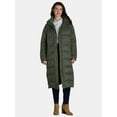 thumbnail image 1 of Ozark Trail Women's and Women's Plus Long Hooded Responsible Down Filled Parka, Sizes XS-3X, 1 of 3