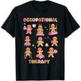 thumbnail image 1 of OT Occupational Therapy Retro Gingerbread Christmas OT T-Shirt Shirts, 1 of 3