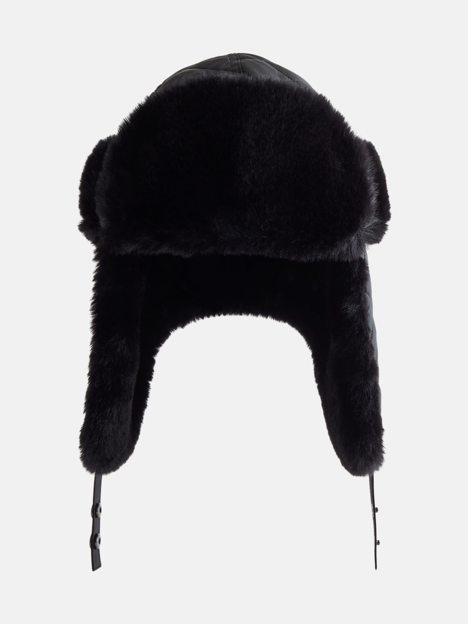 Ozark Trail Women's Quilted Trapper Hat, Black
