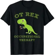 OT Rex Occupational Therapy T-REX Dinosaur T-Shirt Small