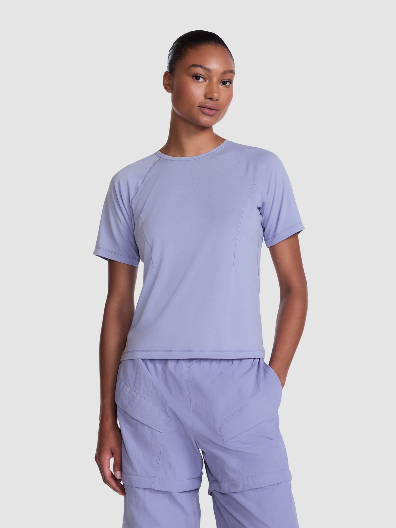 Ozark Trail Women's and Women's Plus Tee with Short Sleeves, Sizes XS-4X