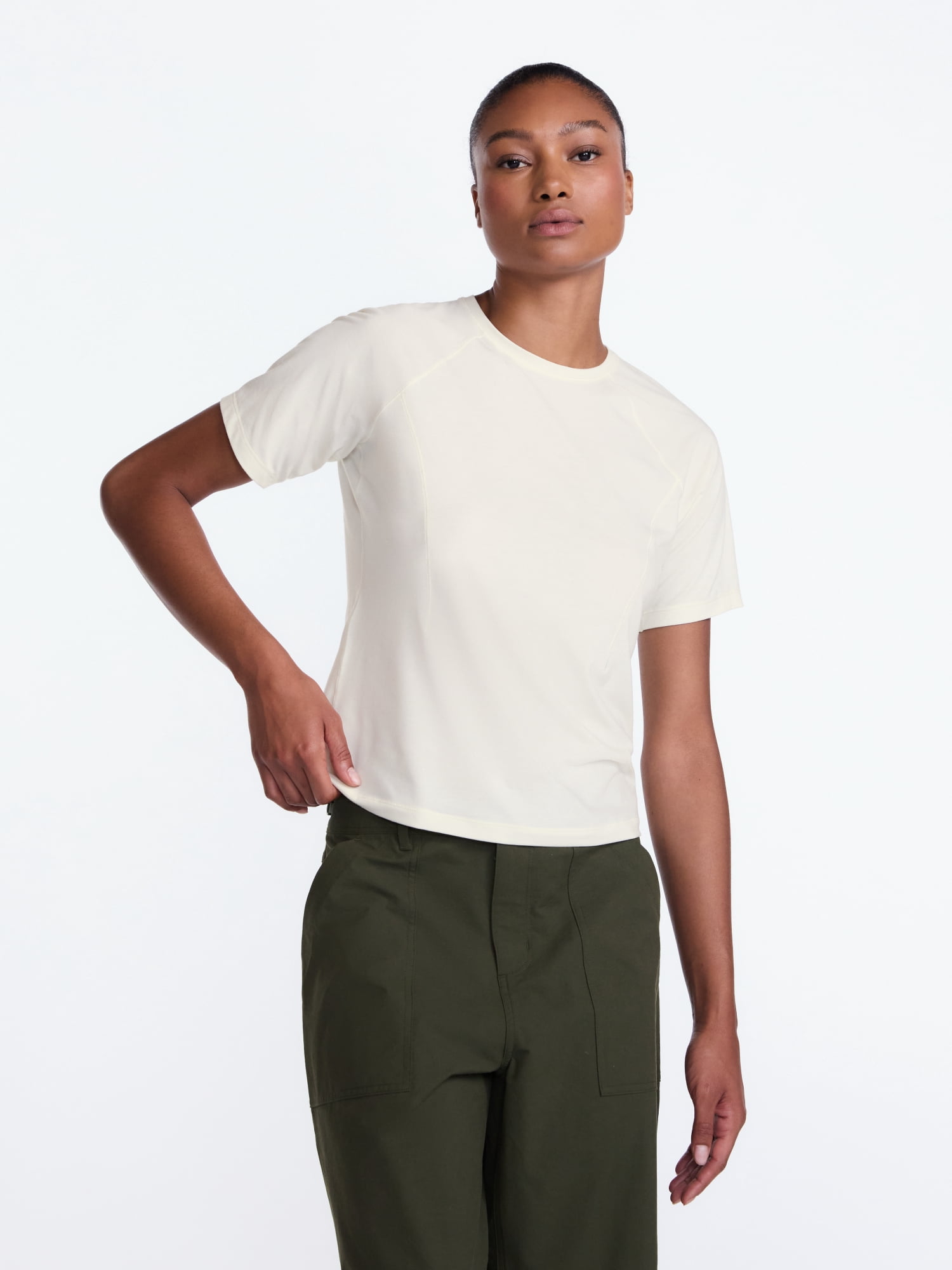 Ozark Trail Women's and Women's Plus Tee with Short Sleeves, Sizes XS-4X