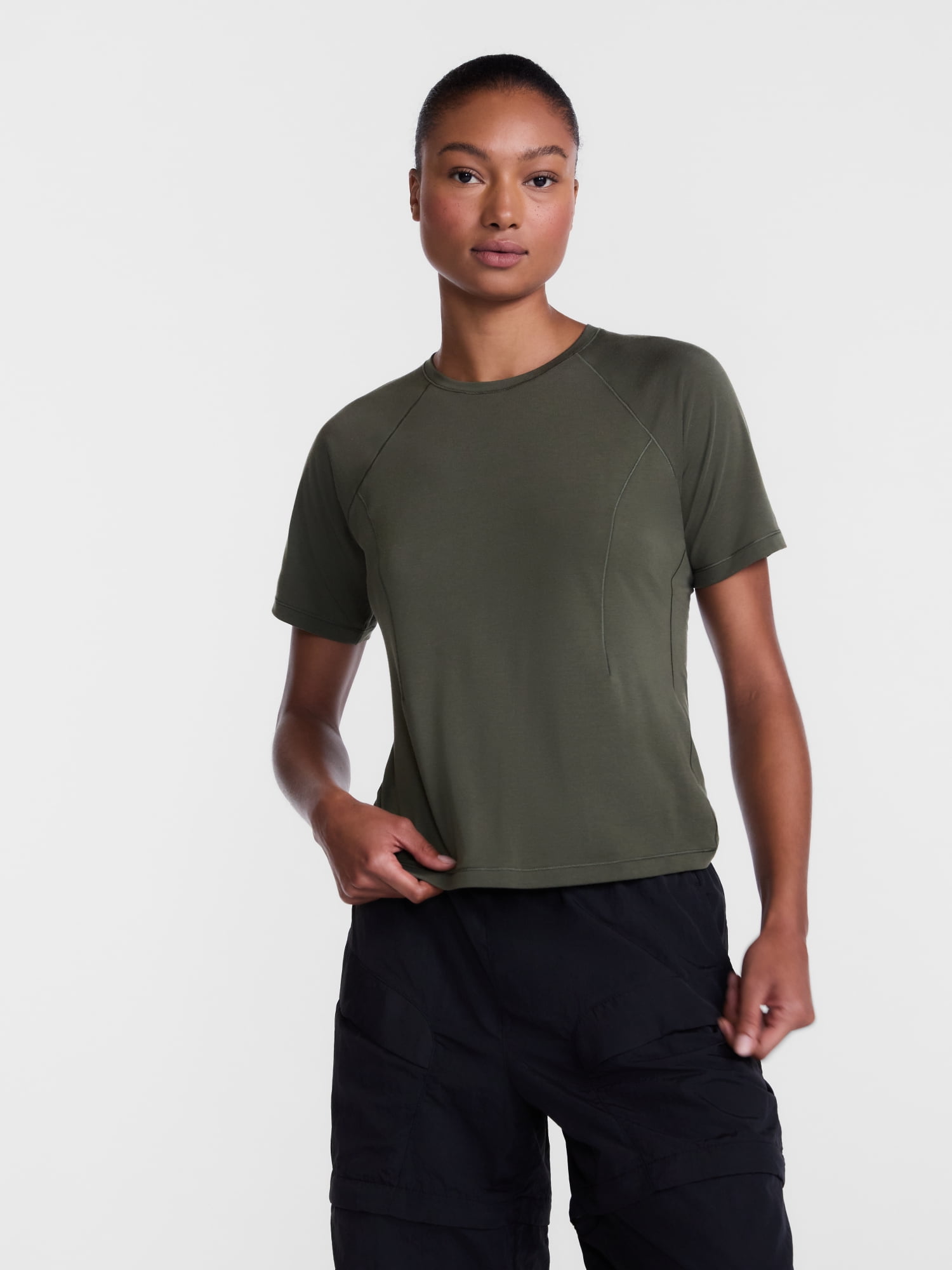 Ozark Trail Women's and Women's Plus Tee with Short Sleeves, Sizes XS-4X