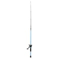 thumbnail image 1 of Ozark Trail Wayfarer Fiberglass Spinning Fishing Rod and Reel Combo for Adults, 5' 6", Blue, 2 Pieces, 1 of 18