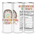 thumbnail image 1 of OT Stainless Steel Insulated Tumbler - Gift for Occupational Therapists & Assistants - Appreciation or Graduation Present - OT Gift (Design 5), 1 of 6