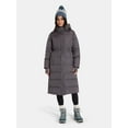 thumbnail image 1 of Ozark Trail Women's and Women's Plus Ultra Long Puffer Coat, Size XS-2X, 1 of 9