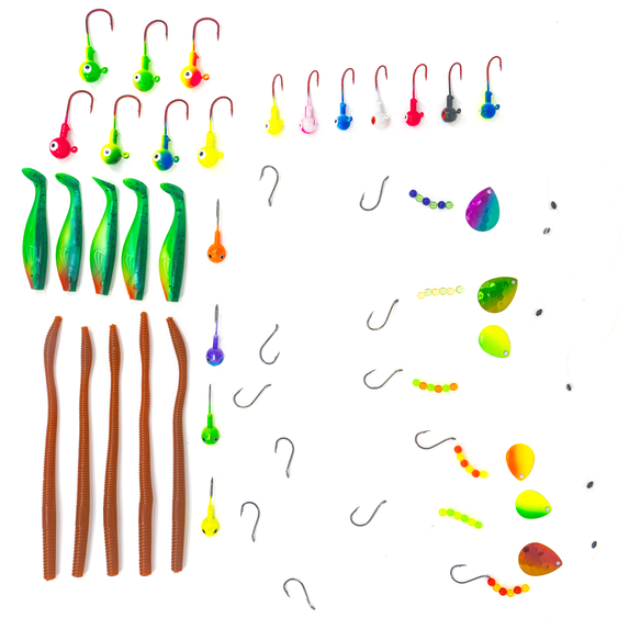 Ozark Trail 24-Piece Walleye Rigs and Jigs Fishing Kit