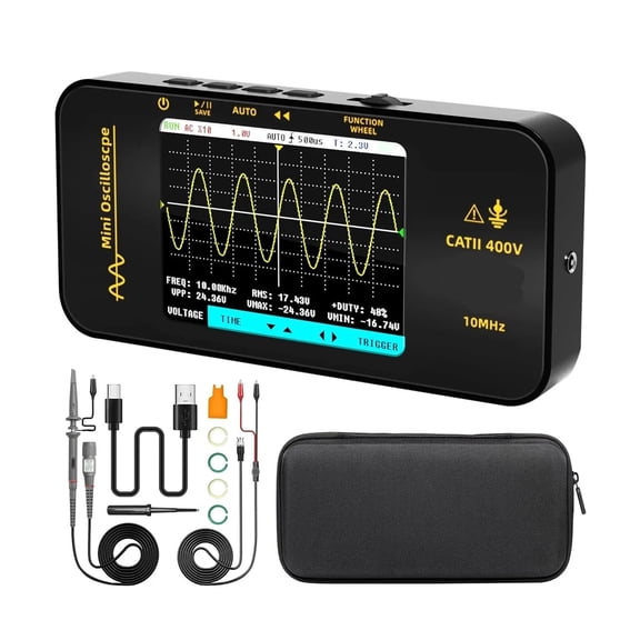 OT3 3.2" 10MHz/48MSa/s,Potable Portable Digital Storage Oscilloscope