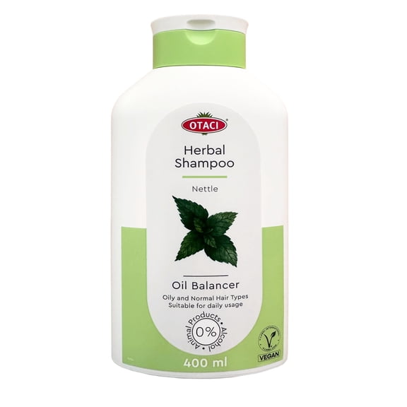 Otaci Oil Balancing Stinging Nettle Shampoo - Deep Cleansing for Oily Hair, Vegan & Cruelty-Free 13.5 oz