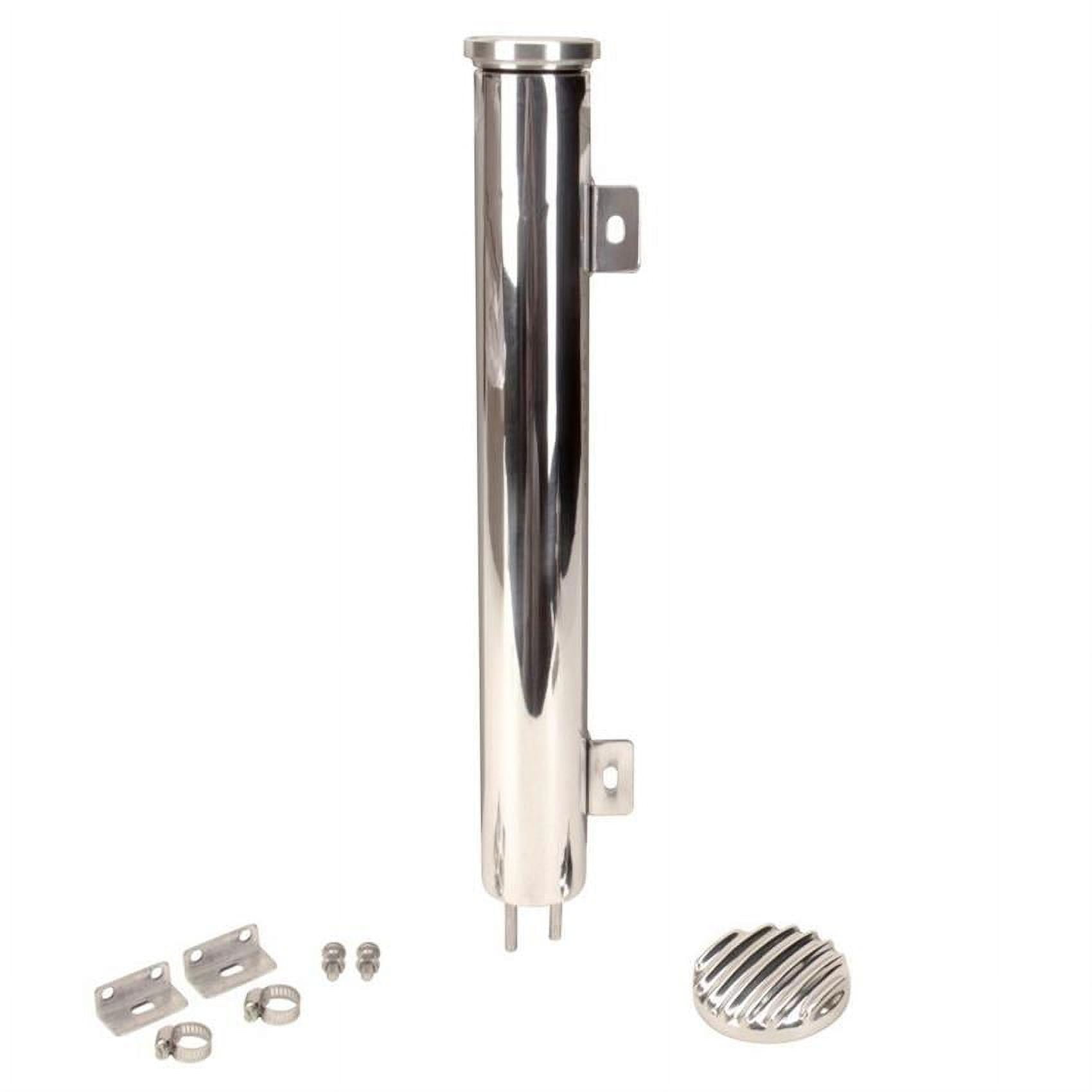 OTB Gear 6856 Radiator Overflow Tank, Finned Cap, 16 Inch, Polished ...