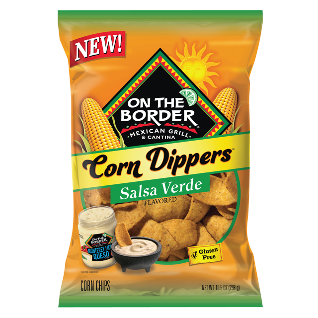 On The Border OTB Salsa Verda Chip de Maíz Dippable 11.5oz — product image