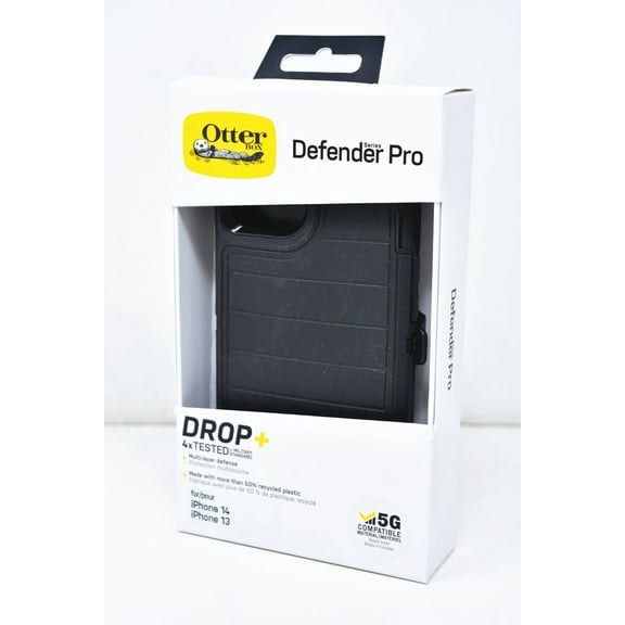 OTBX Defender Pro Series Cell Phone Case for Apple iPhone 14, Black