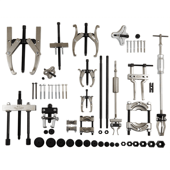 OTC 1675 13-Ton Puller Set, 19-Piece Master Gear & Bearing Removal Kit