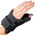 thumbnail image 1 of OTC 6" Wrist - Thumb Splint, Left Hand, Black, Medium, 1 of 5