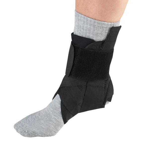 OTC Ankle Stabilizer with Heel Locking Strap, Black, Medium