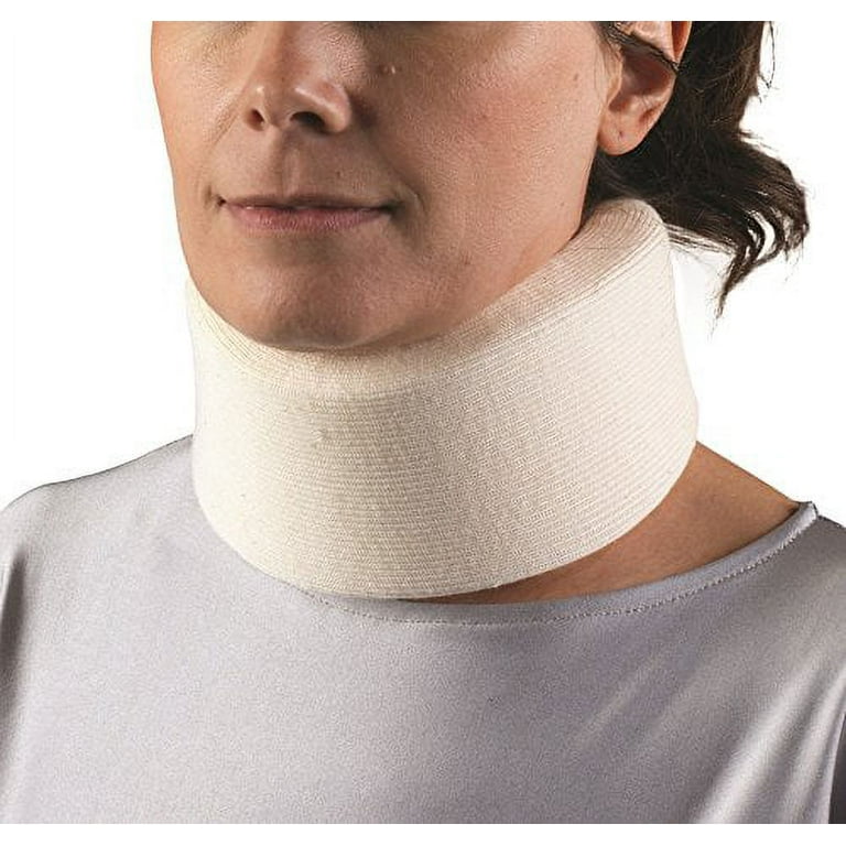 OTC Cervical Collar, Soft Foam, Neck Support Brace, Medium (Narrow 2.5  Depth Collar)