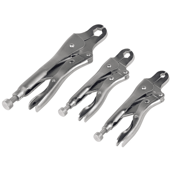 OTC Flare Nut Locking Plier Set, 3 pieces