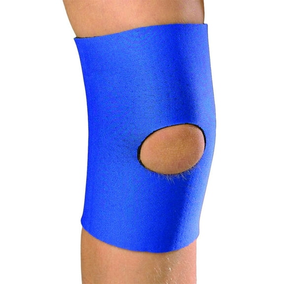 OTC KidsLine Knee Sleeve with Open Patella, Blue, Small