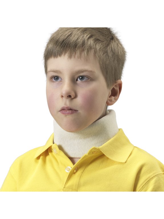 Kidsline Cervical Collar - Foam, White, Youth