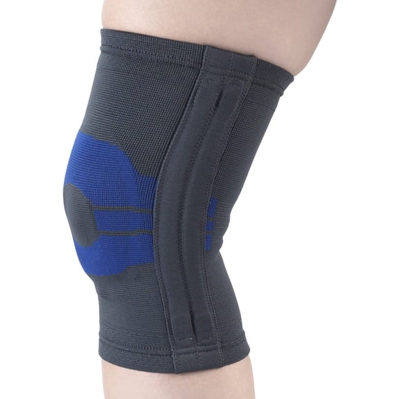OTC Knee Support Compression Gel Insert Flexible Side Stays (Multicolor) Small