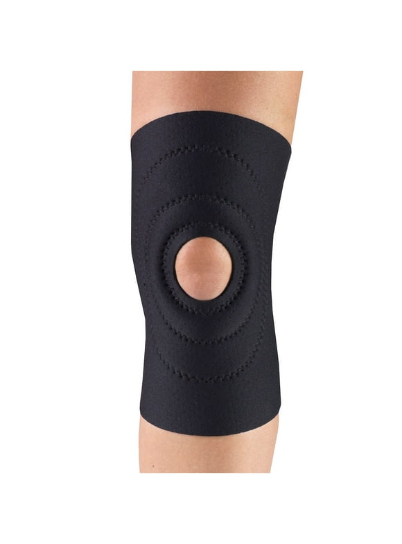 OTC Knee Support, Encircling Stabilizer Pad, Neoprene, Black, 3X-Large