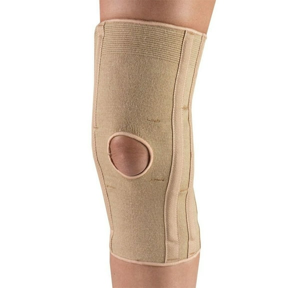 OTC Knee Support with Condyle Pads, Beige, Small