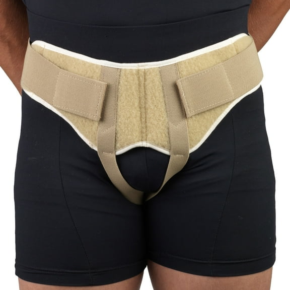 OTC Lightweight Beige Hernia Support, Beige, Small