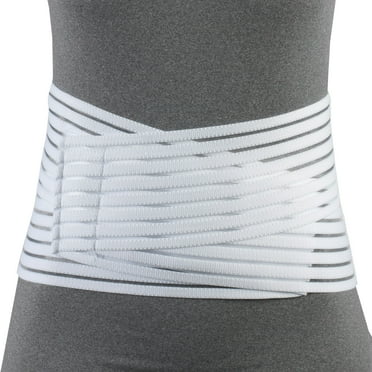 OTC Lightweight Lumbosacral Support - 7", White, Large