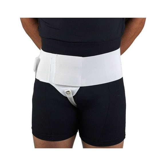 OTC Lightweight Single Hernia Support Right Side S White (2958/R-S)