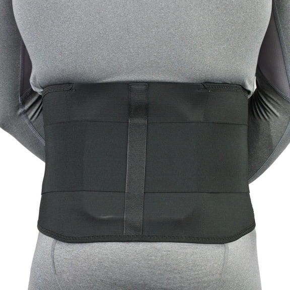 OTC LumboTek Lumbosacral Support with 11" Back Inserts, Black, Small