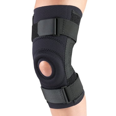 OTC Neoprene Knee Stabilizer - Spiral Stays, Black, Medium