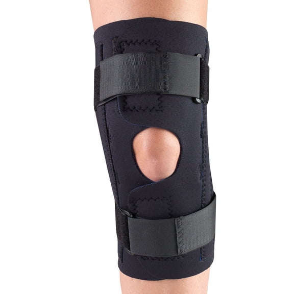 OTC Neoprene Knee Stabilizer Wrap - Spiral Stays, Black, 5X-Large